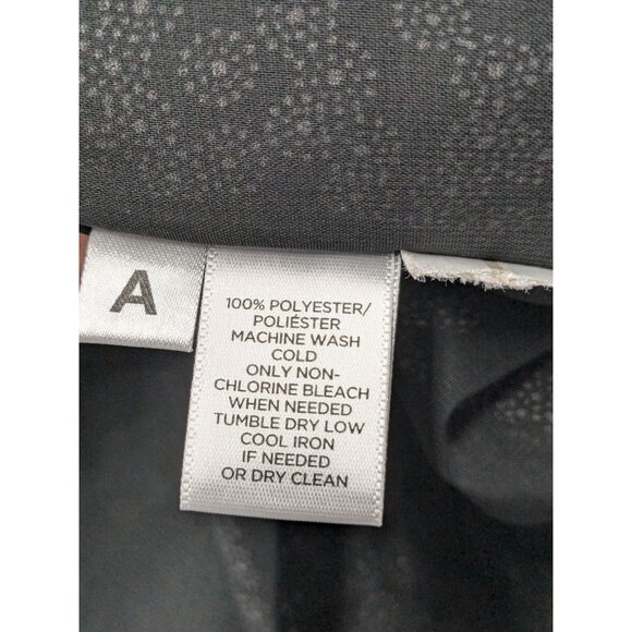 LOFT Cold Shoulder Disty Top Women Size XS Floral Office Corporate Flowy Capsule - Picture 9 of 9